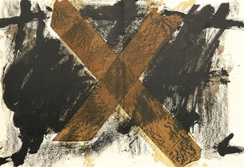 Antoni Tpies, Composition, Derrire Le Miroir, Lithograph