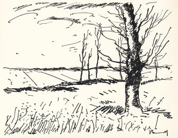 Maurice De Vlaminck, Vallee De L'Avre, Lithograph