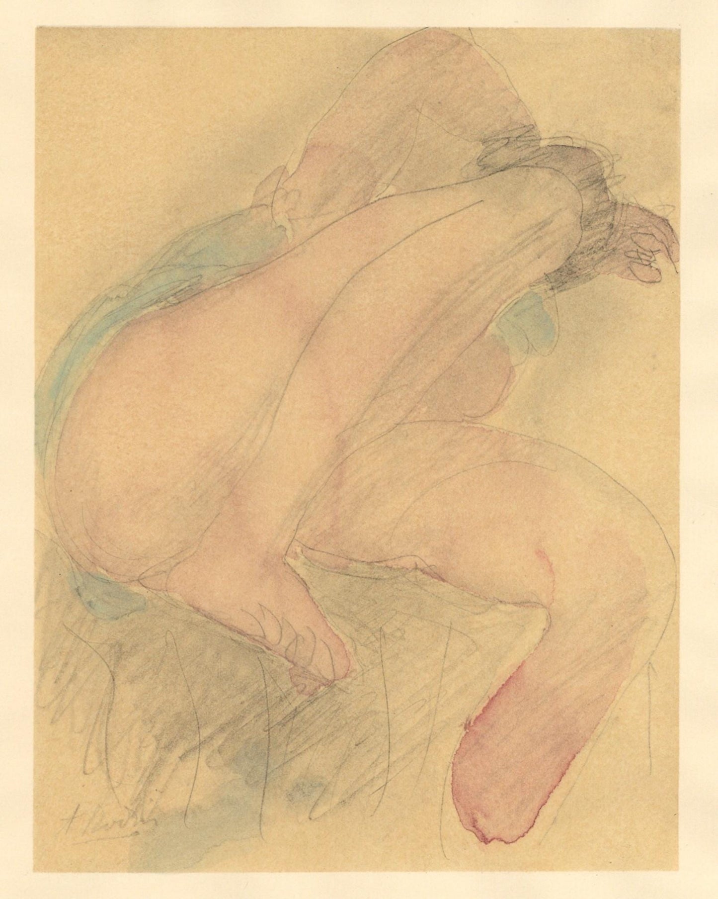 Auguste Rodin, Composition, La Varende, Rodin, Lithograph
