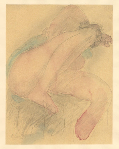 Auguste Rodin, Composition, La Varende, Rodin, Lithograph