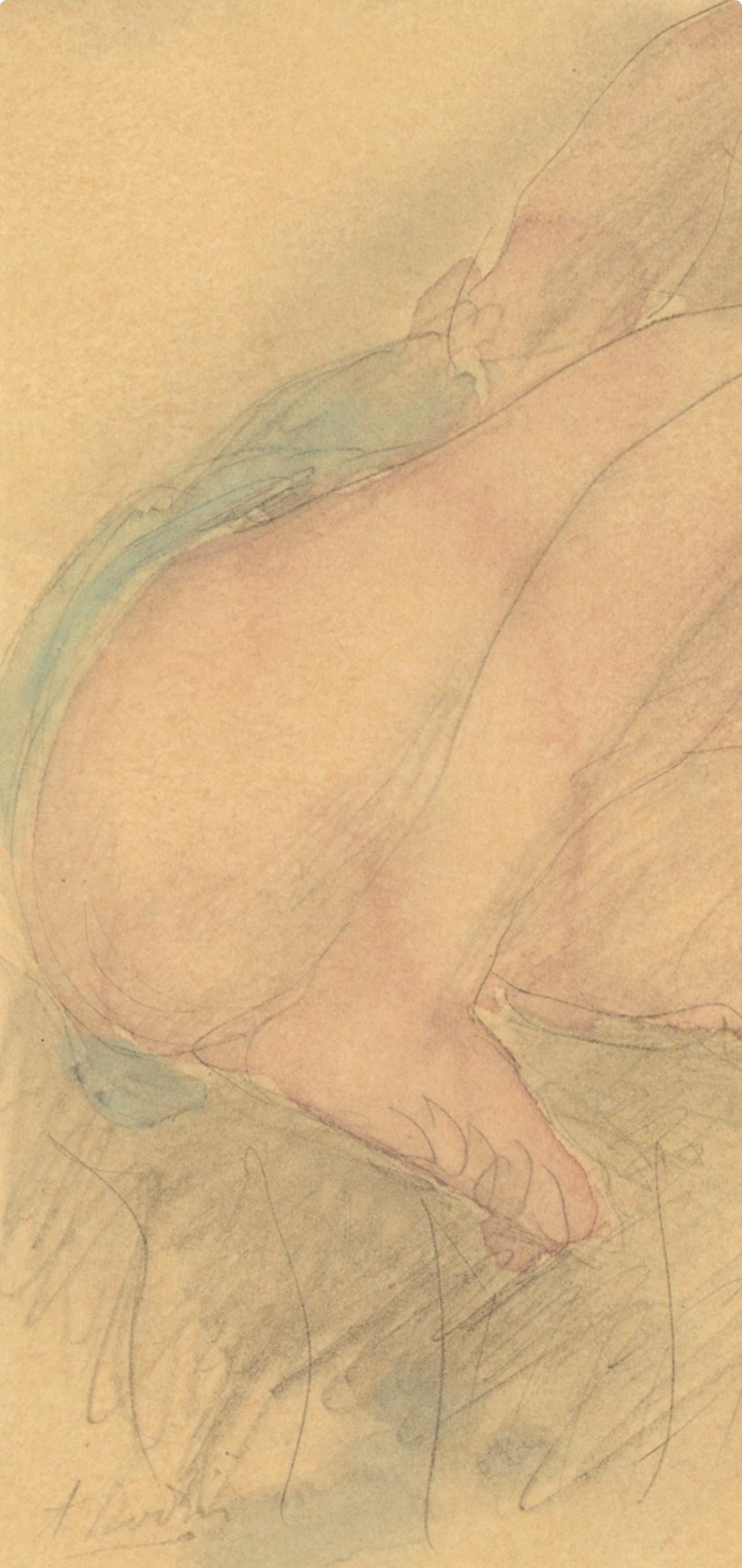 Auguste Rodin, Composition, La Varende, Rodin, Lithograph