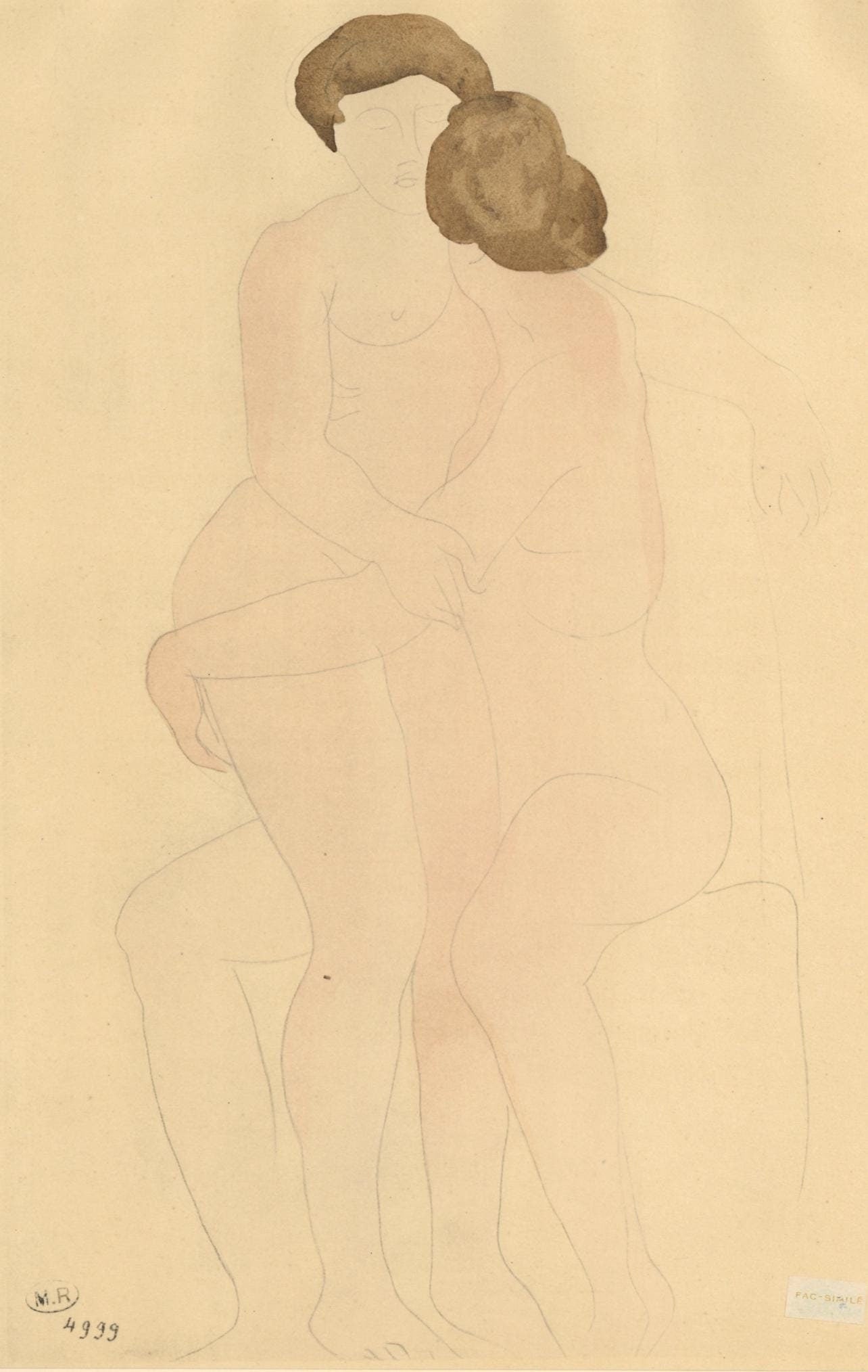 Auguste Rodin, Composition, La Varende, Rodin, Lithograph