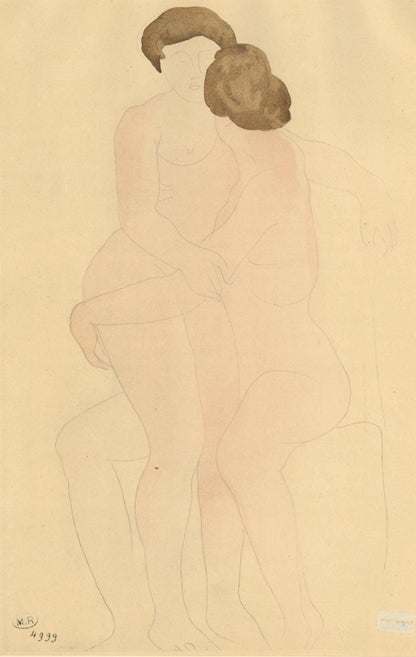 Auguste Rodin, Composition, La Varende, Rodin, Lithograph