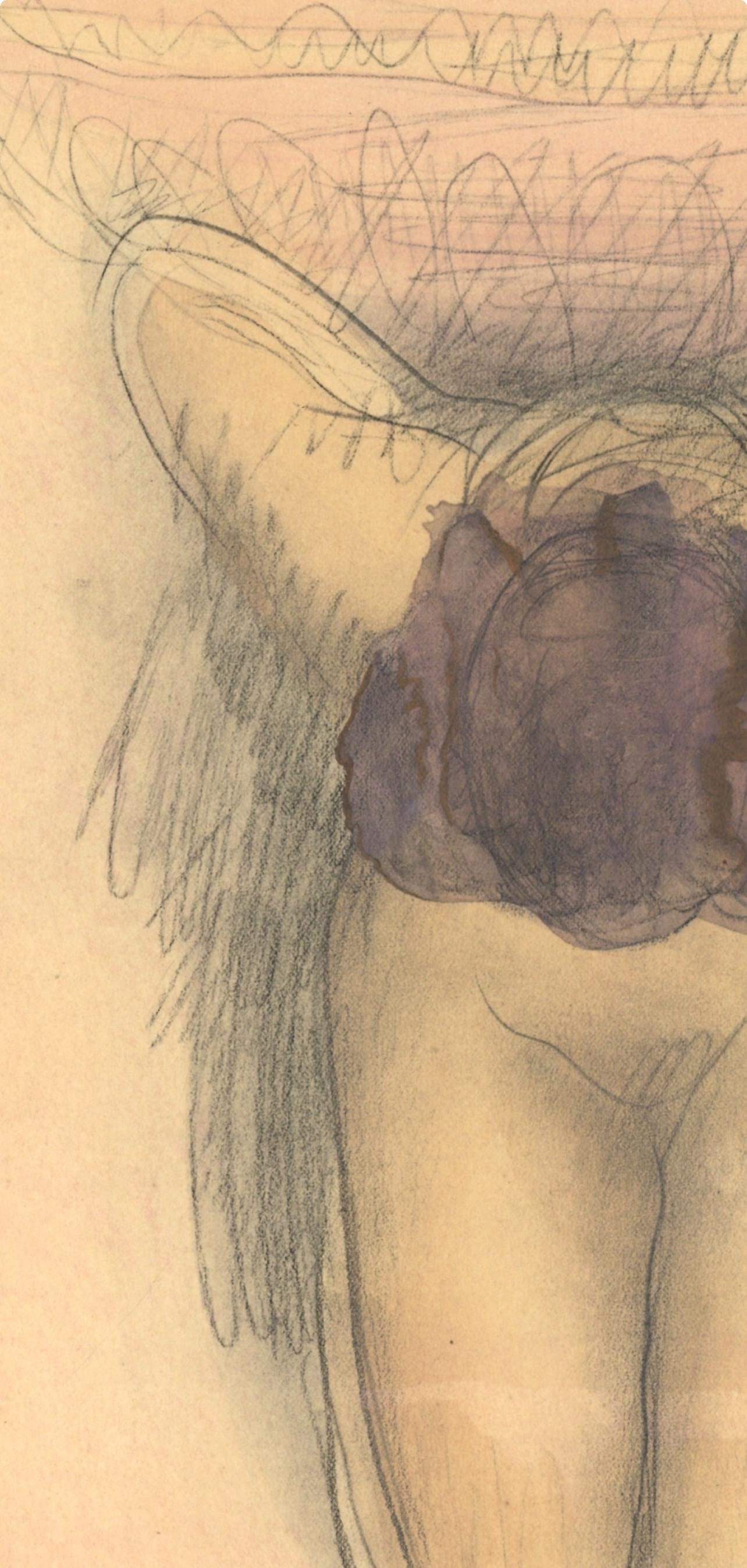 Auguste Rodin, Composition, La Varende, Rodin, Lithograph