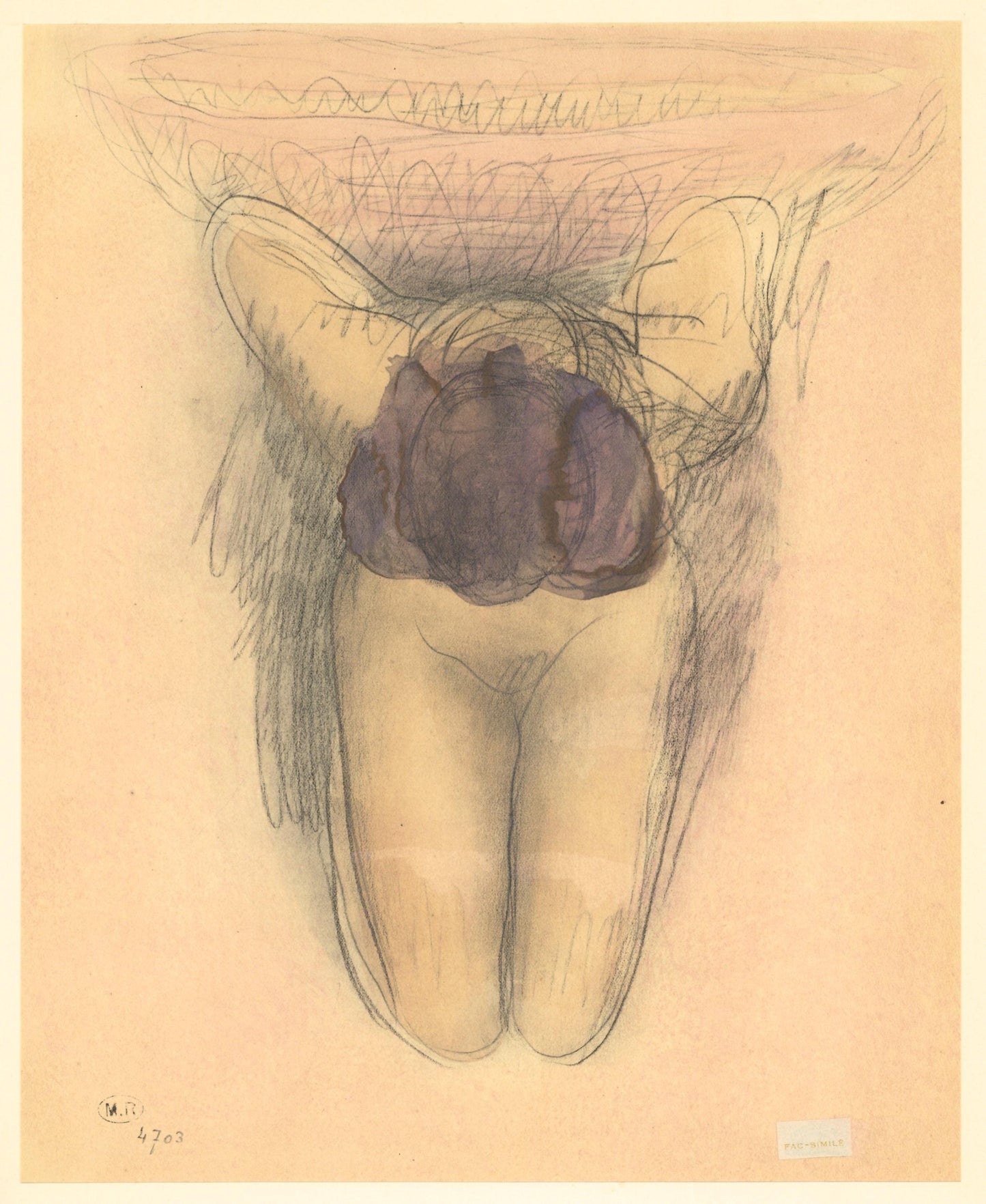 Auguste Rodin, Composition, La Varende, Rodin, Lithograph