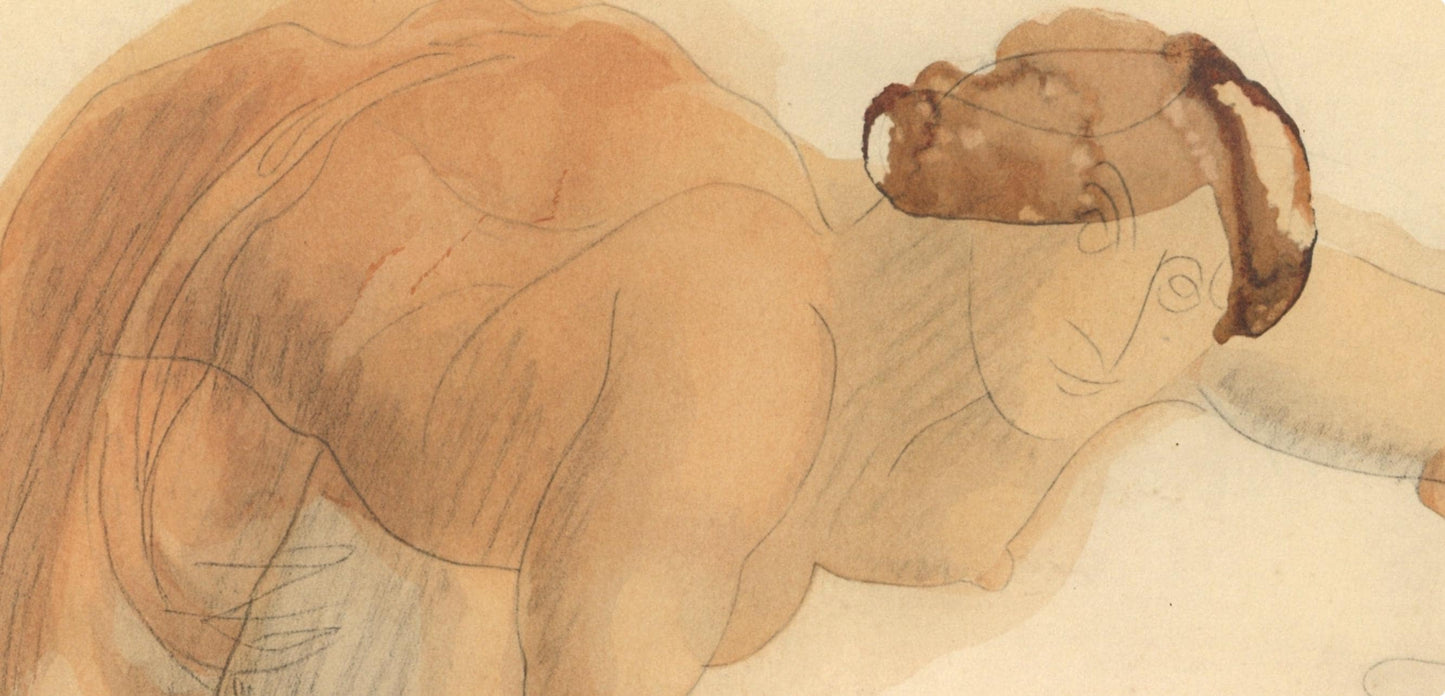 Auguste Rodin, Composition, La Varende, Rodin, Lithograph