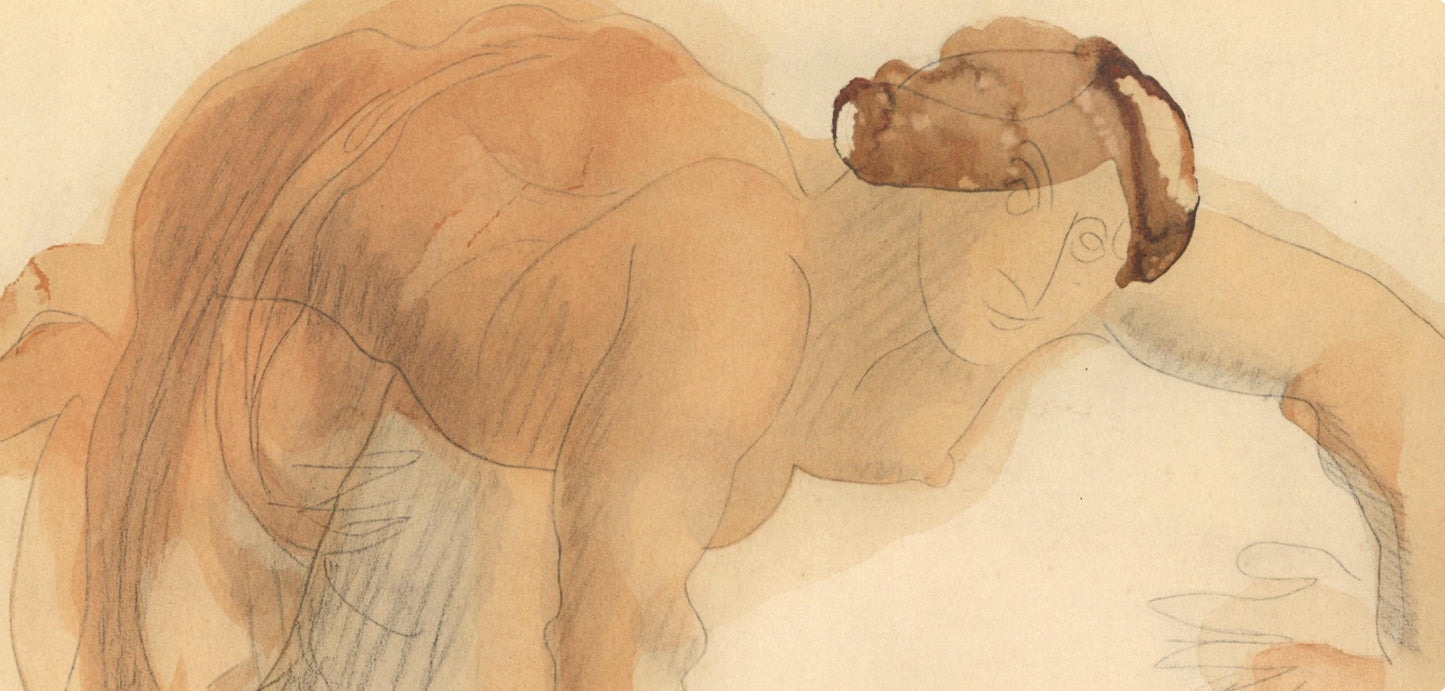 Auguste Rodin, Composition, La Varende, Rodin, Lithograph