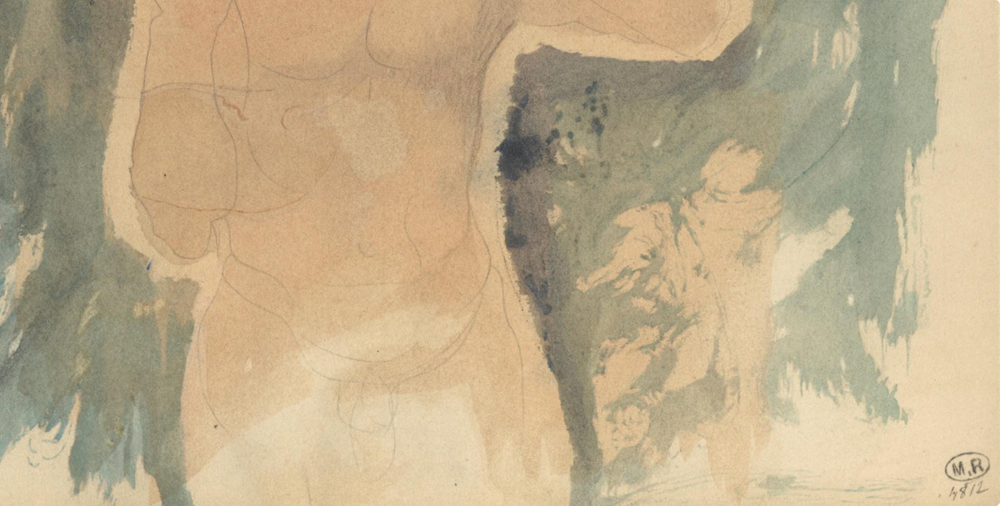 Auguste Rodin, Composition, La Varende, Rodin, Lithograph