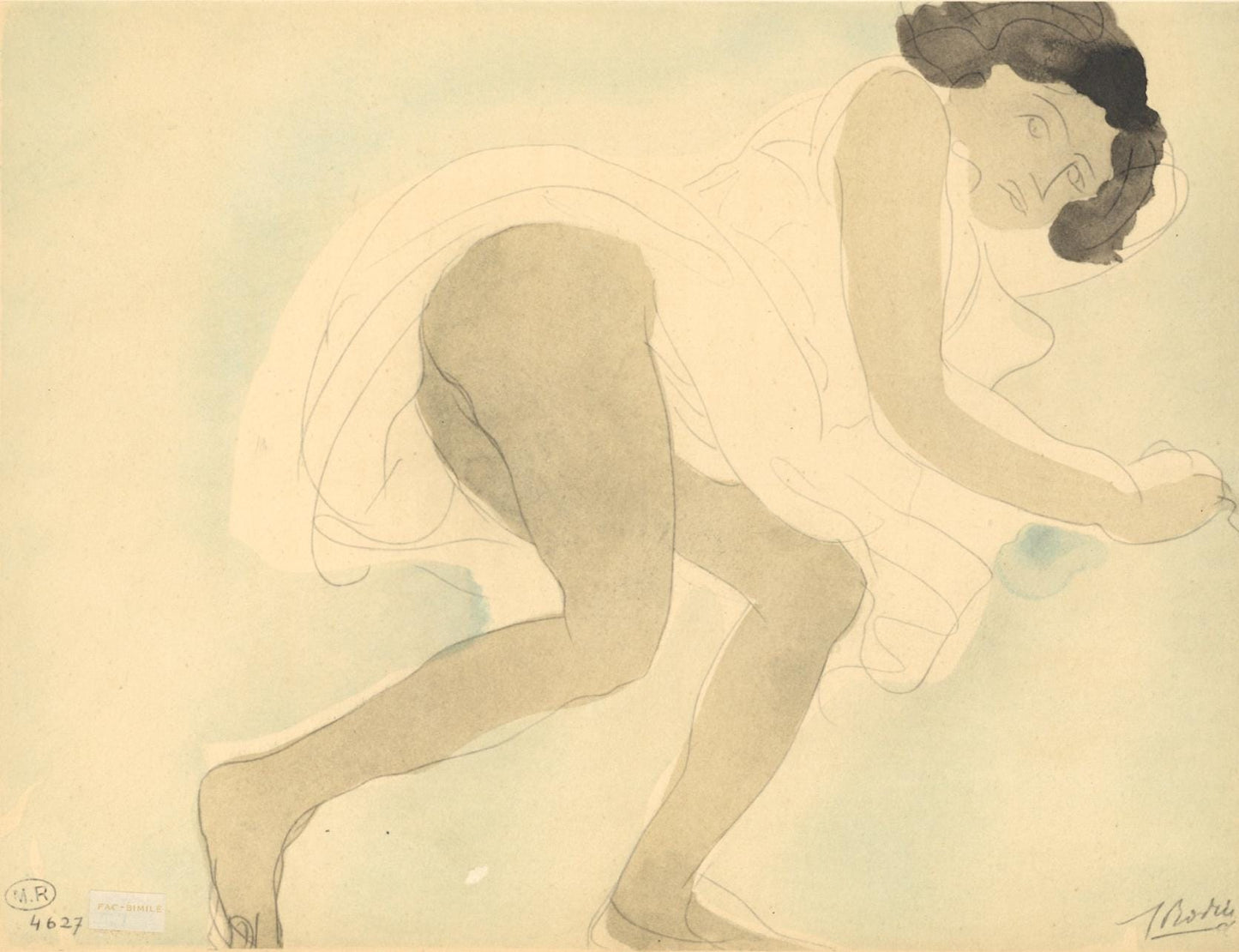 Auguste Rodin, Composition, La Varende, Rodin, Lithograph