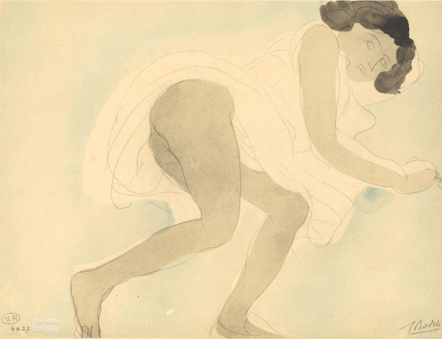 Auguste Rodin, Composition, La Varende, Rodin, Lithograph