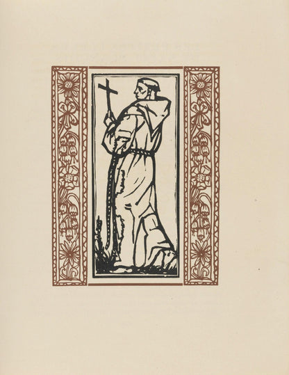 Mile Bernard, Composition (Morane, No. 100), Les Petites Fleurs De St. Franoise, Woodcut