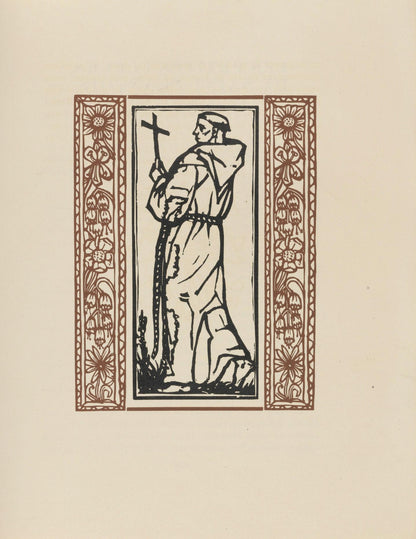 Mile Bernard, Composition (Morane, No. 100), Les Petites Fleurs De St. Franoise, Woodcut