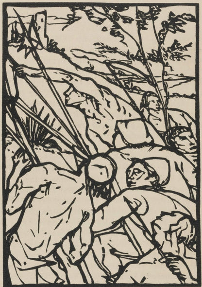 Mile Bernard, Composition (Morane, No. 100), Les Petites Fleurs De St. Franoise, Woodcut