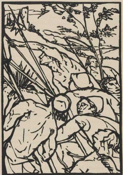 Mile Bernard, Composition (Morane, No. 100), Les Petites Fleurs De St. Franoise, Woodcut