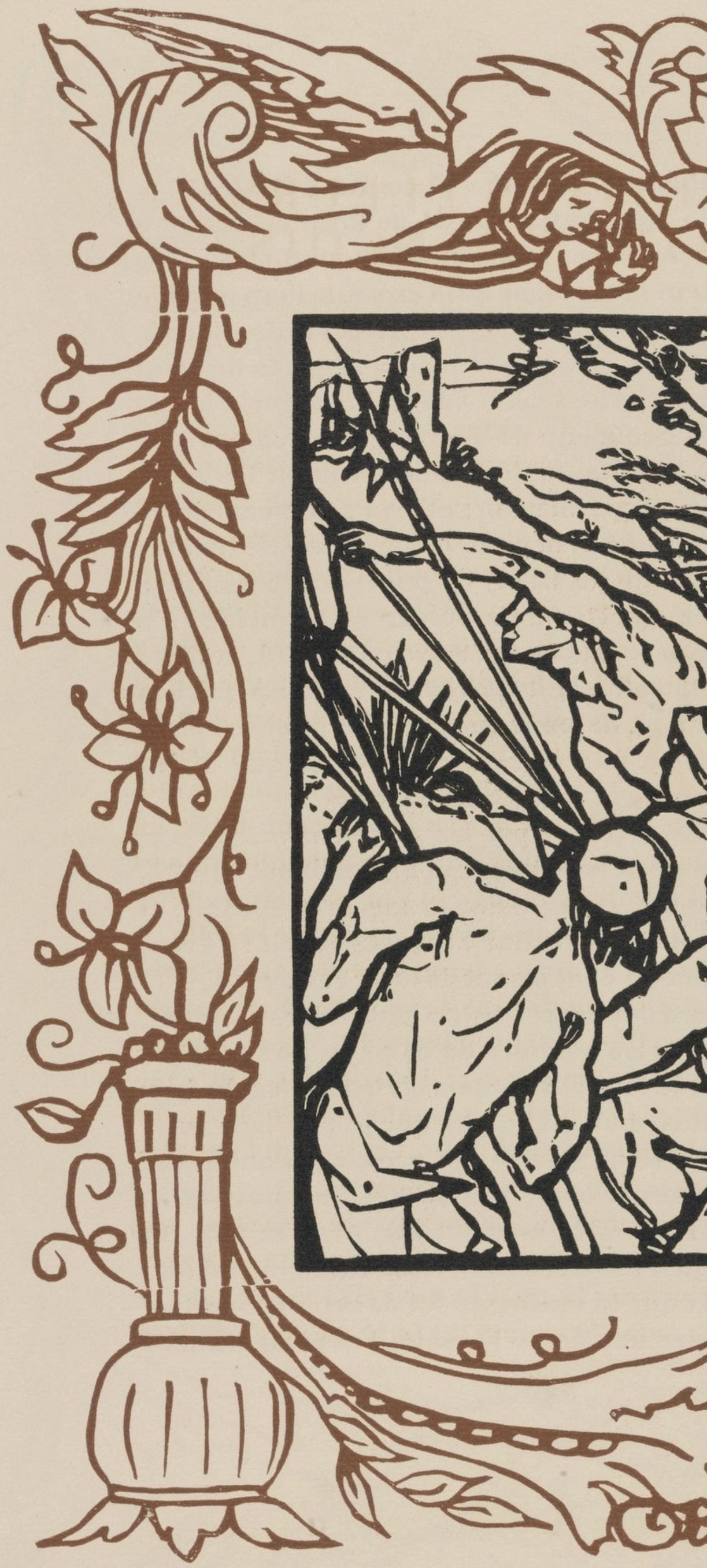 Mile Bernard, Composition (Morane, No. 100), Les Petites Fleurs De St. Franoise, Woodcut