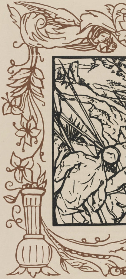 Mile Bernard, Composition (Morane, No. 100), Les Petites Fleurs De St. Franoise, Woodcut