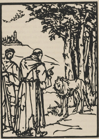 Mile Bernard, Composition (Morane, No. 100), Les Petites Fleurs De St. Franoise, Woodcut