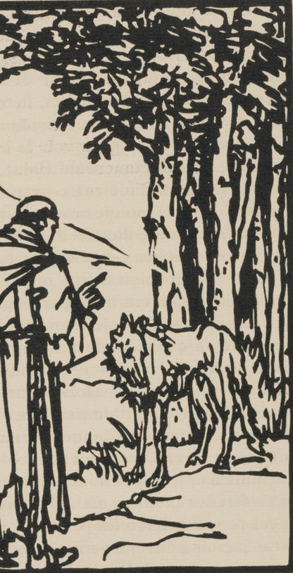 Mile Bernard, Composition (Morane, No. 100), Les Petites Fleurs De St. Franoise, Woodcut