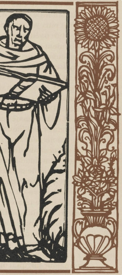 Mile Bernard, Composition (Morane, No. 100), Les Petites Fleurs De St. Franoise, Woodcut