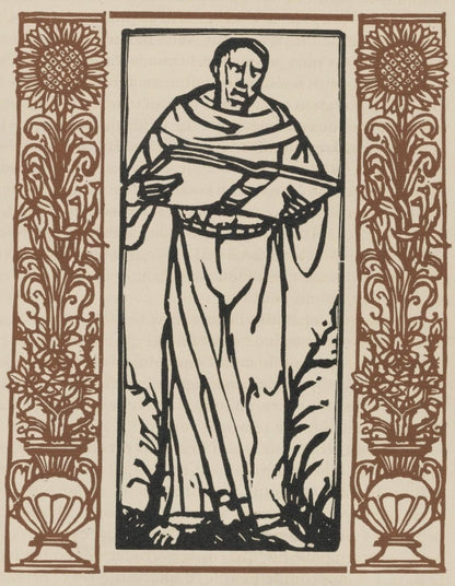 Mile Bernard, Composition (Morane, No. 100), Les Petites Fleurs De St. Franoise, Woodcut
