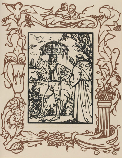 Mile Bernard, Composition (Morane, No. 100), Les Petites Fleurs De St. Franoise, Woodcut