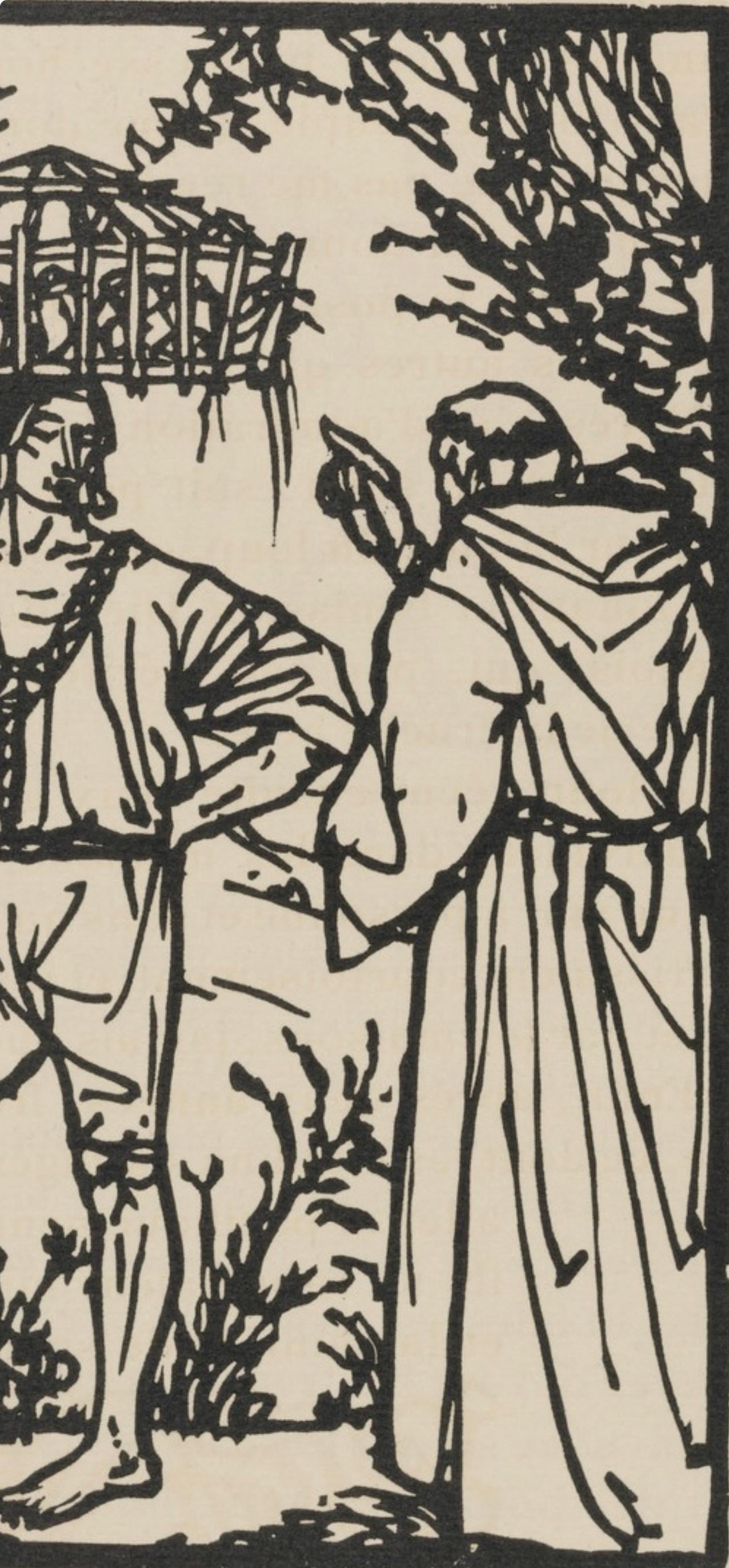 Mile Bernard, Composition (Morane, No. 100), Les Petites Fleurs De St. Franoise, Woodcut