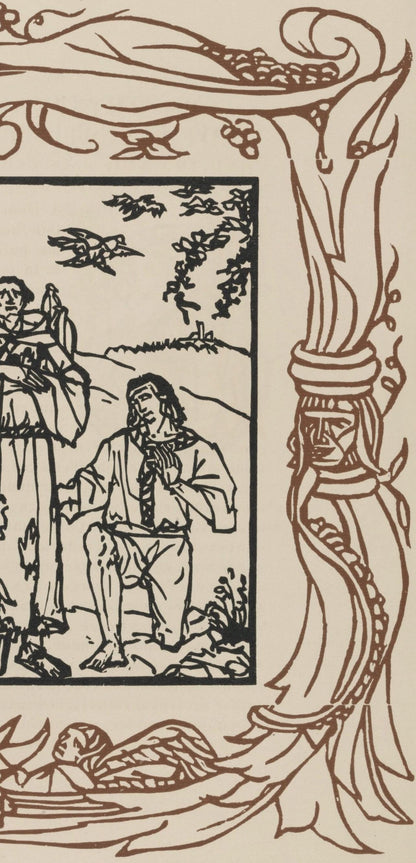 Mile Bernard, Composition (Morane, No. 100), Les Petites Fleurs De St. Franoise, Woodcut