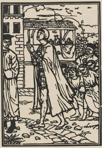 Mile Bernard, Composition (Morane, No. 100), Les Petites Fleurs De St. Franoise, Woodcut