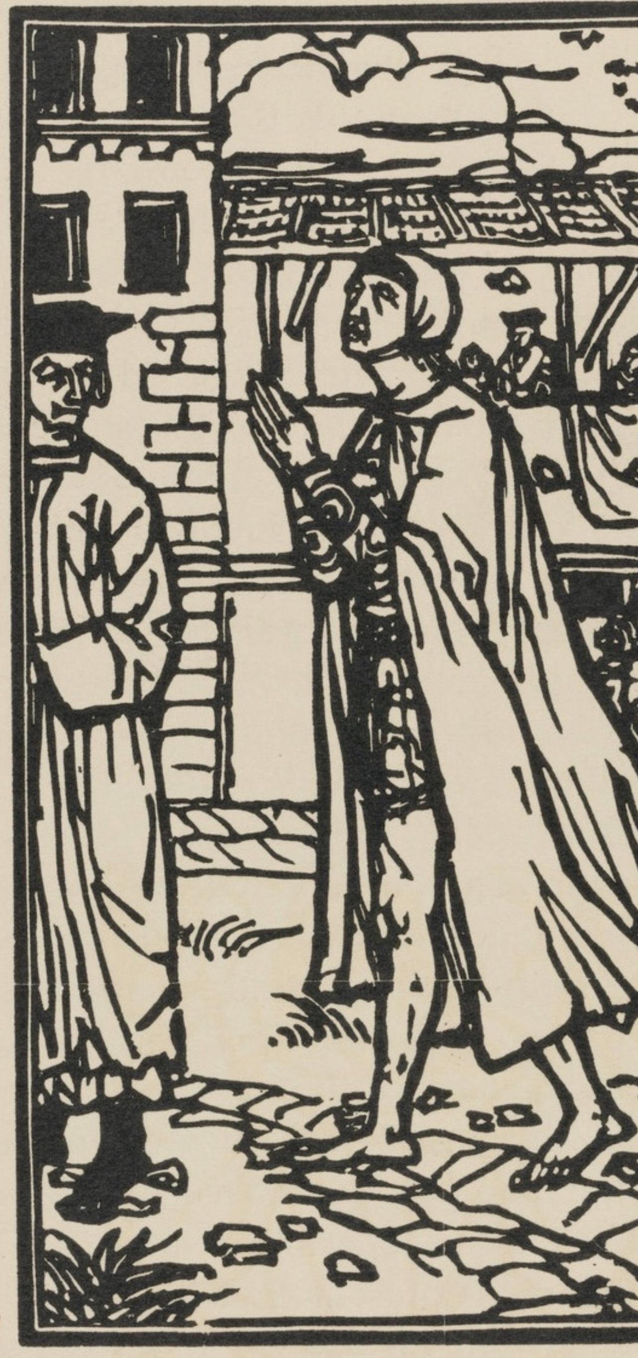 Mile Bernard, Composition (Morane, No. 100), Les Petites Fleurs De St. Franoise, Woodcut