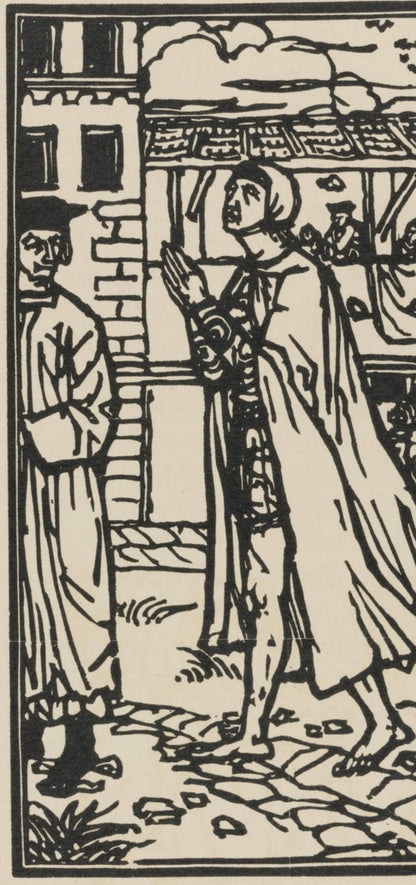 Mile Bernard, Composition (Morane, No. 100), Les Petites Fleurs De St. Franoise, Woodcut