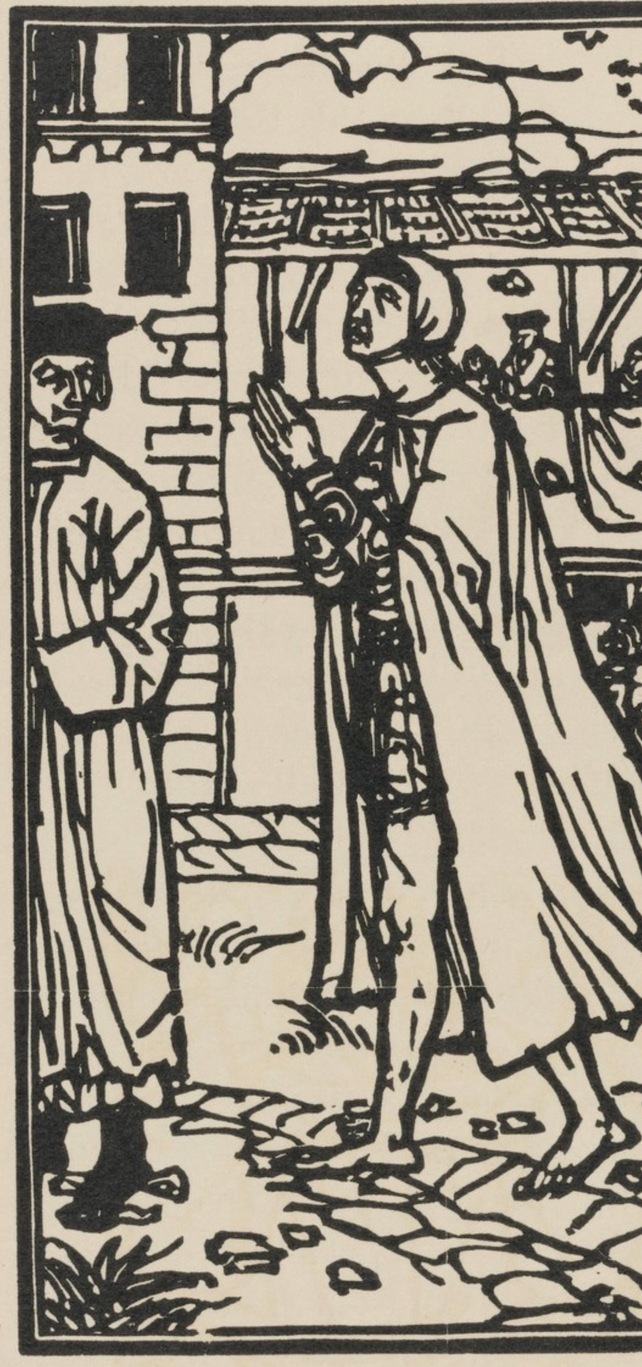 Mile Bernard, Composition (Morane, No. 100), Les Petites Fleurs De St. Franoise, Woodcut
