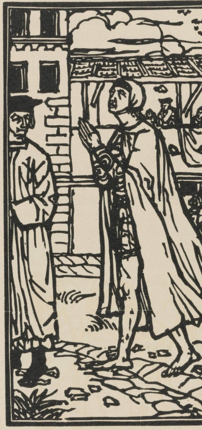 Mile Bernard, Composition (Morane, No. 100), Les Petites Fleurs De St. Franoise, Woodcut