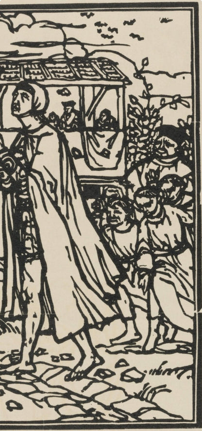 Mile Bernard, Composition (Morane, No. 100), Les Petites Fleurs De St. Franoise, Woodcut
