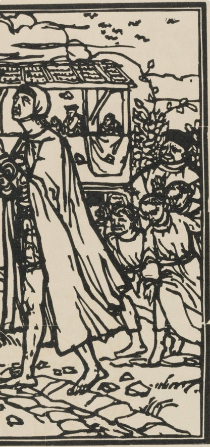 Mile Bernard, Composition (Morane, No. 100), Les Petites Fleurs De St. Franoise, Woodcut