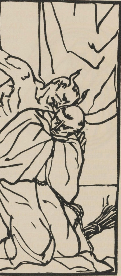 Mile Bernard, Composition (Morane, No. 100), Les Petites Fleurs De St. Franoise, Woodcut