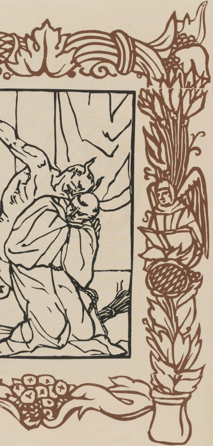 Mile Bernard, Composition (Morane, No. 100), Les Petites Fleurs De St. Franoise, Woodcut