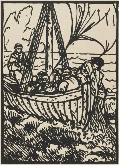 Mile Bernard, Composition (Morane, No. 100), Les Petites Fleurs De St. Franoise, Woodcut