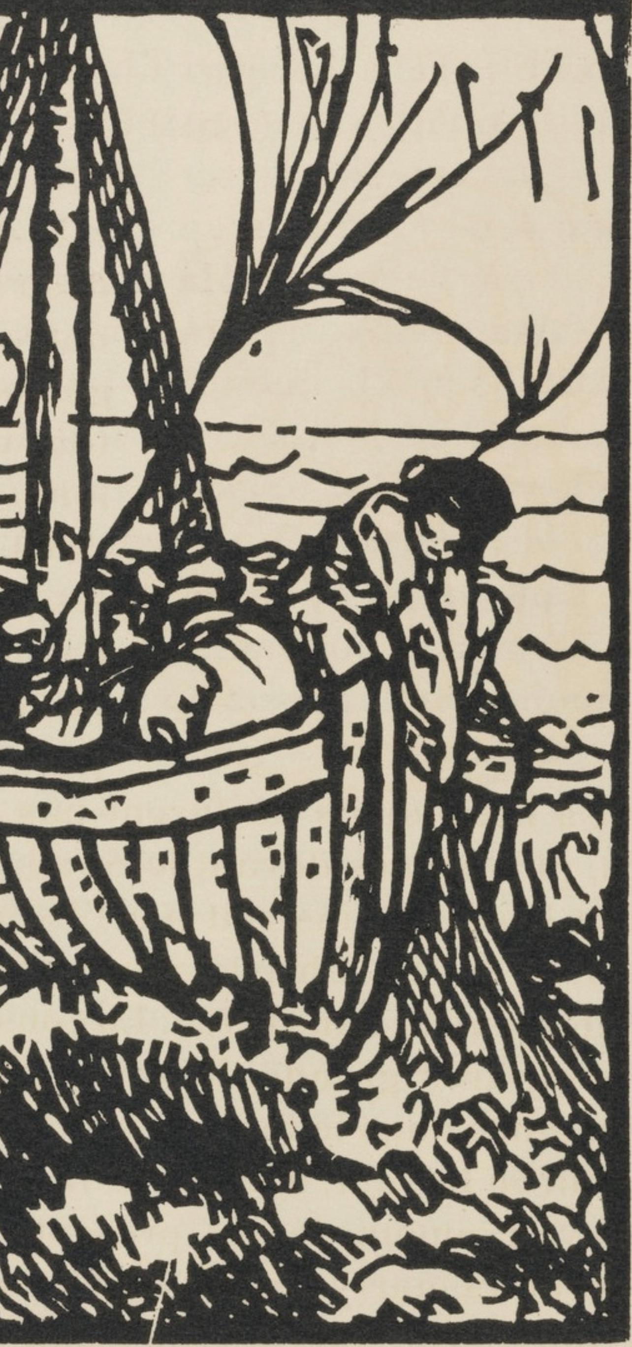 Mile Bernard, Composition (Morane, No. 100), Les Petites Fleurs De St. Franoise, Woodcut