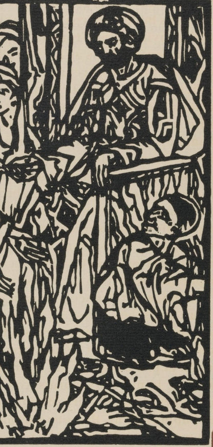 Mile Bernard, Composition (Morane, No. 100), Les Petites Fleurs De St. Franoise, Woodcut