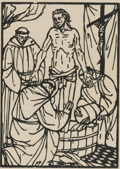 Mile Bernard, Composition (Morane, No. 100), Les Petites Fleurs De St. Franoise, Woodcut