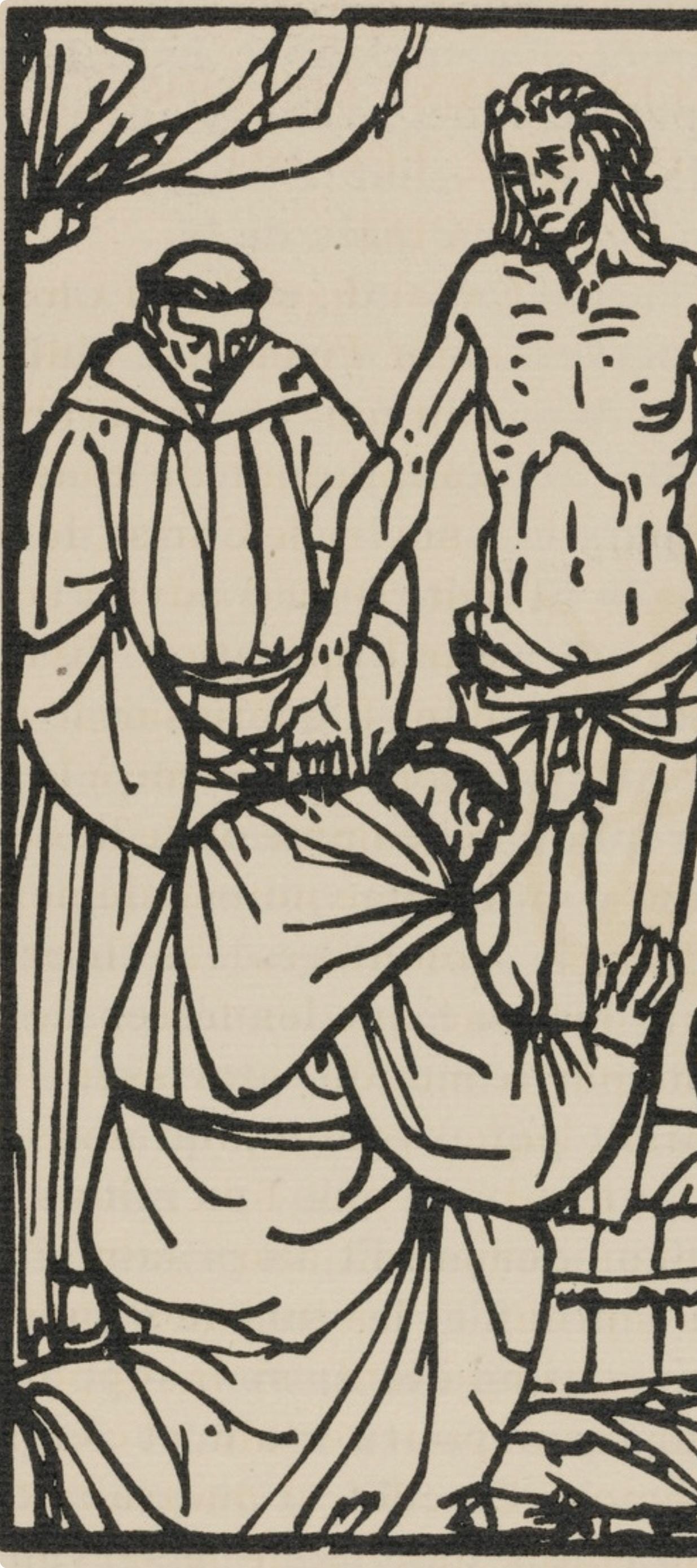 Mile Bernard, Composition (Morane, No. 100), Les Petites Fleurs De St. Franoise, Woodcut