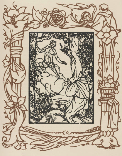 Mile Bernard, Composition (Morane, No. 100), Les Petites Fleurs De St. Franoise, Woodcut
