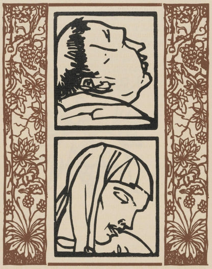 Mile Bernard, Composition (Morane, No. 100), Les Petites Fleurs De St. Franoise, Woodcut