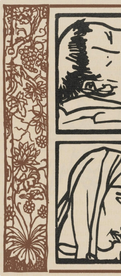 Mile Bernard, Composition (Morane, No. 100), Les Petites Fleurs De St. Franoise, Woodcut