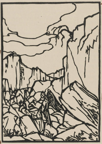 Mile Bernard, Composition (Morane, No. 100), Les Petites Fleurs De St. Franoise, Woodcut