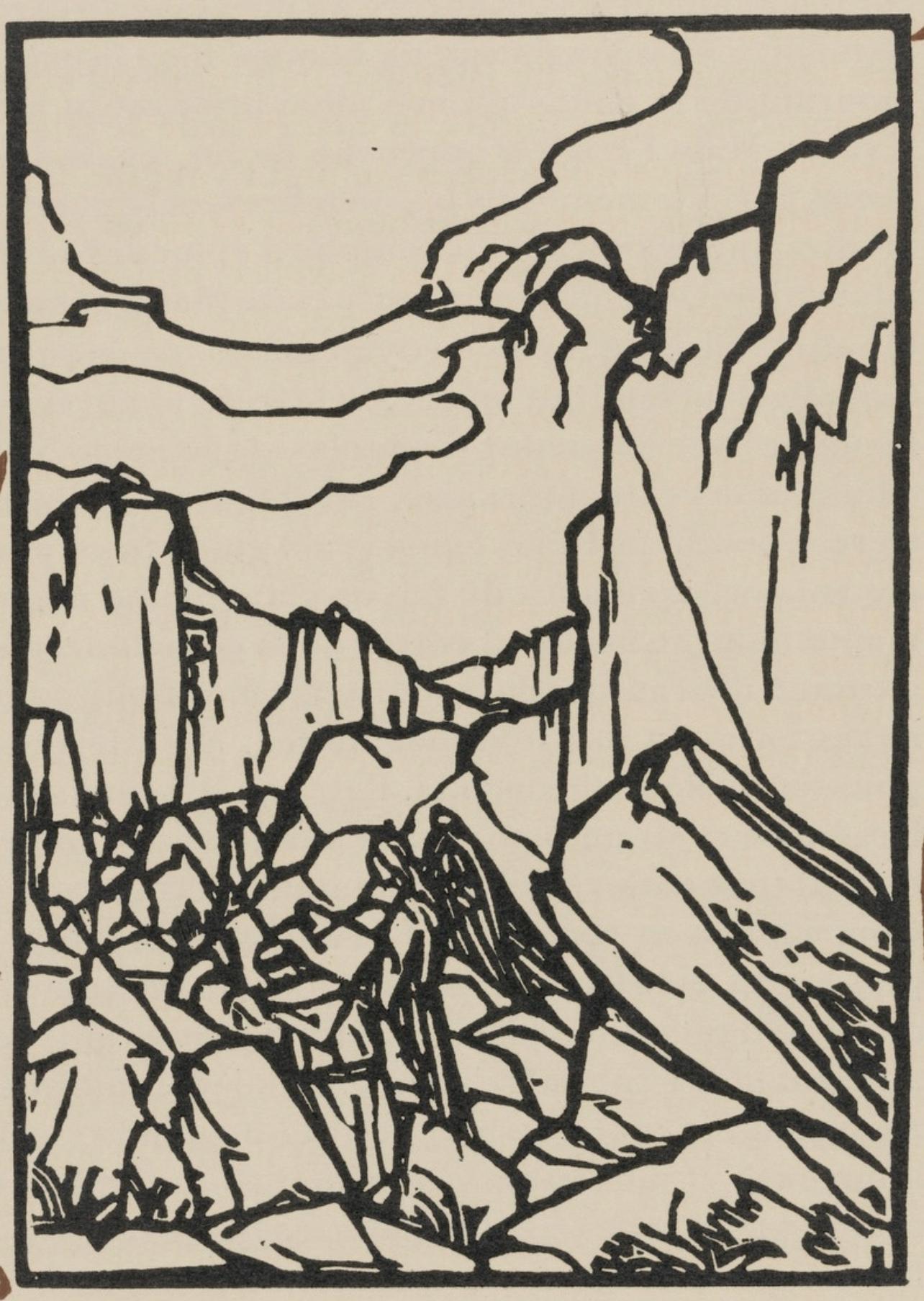 Mile Bernard, Composition (Morane, No. 100), Les Petites Fleurs De St. Franoise, Woodcut