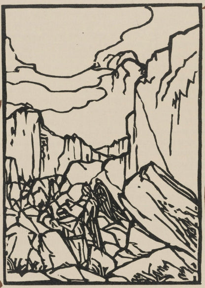 Mile Bernard, Composition (Morane, No. 100), Les Petites Fleurs De St. Franoise, Woodcut