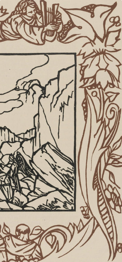 Mile Bernard, Composition (Morane, No. 100), Les Petites Fleurs De St. Franoise, Woodcut