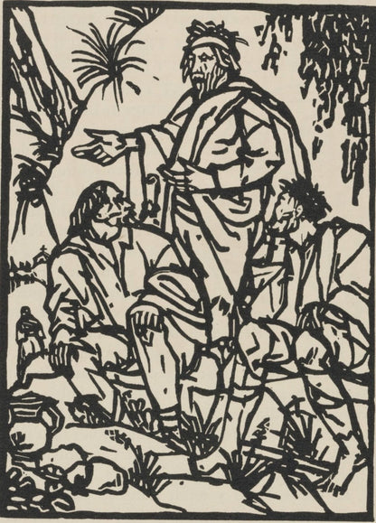 Mile Bernard, Composition (Morane, No. 100), Les Petites Fleurs De St. Franoise, Woodcut