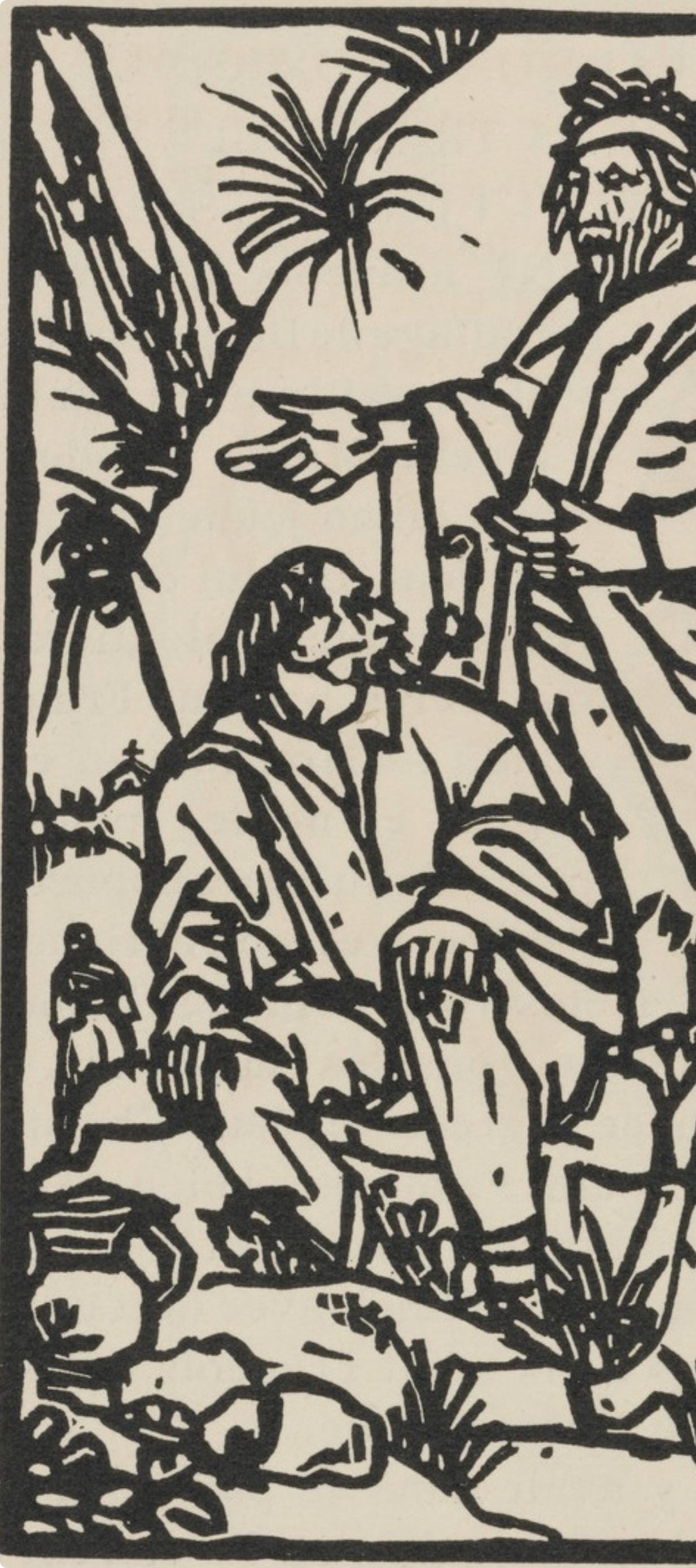 Mile Bernard, Composition (Morane, No. 100), Les Petites Fleurs De St. Franoise, Woodcut